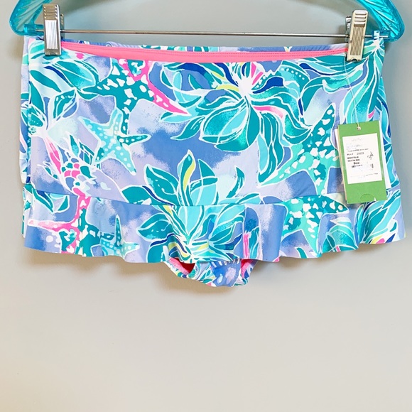 lilly pulitzer cruise skirted bikini bottom